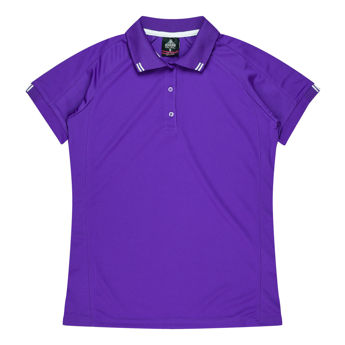 PURPLE/WHITE - Flinders Lady Polos