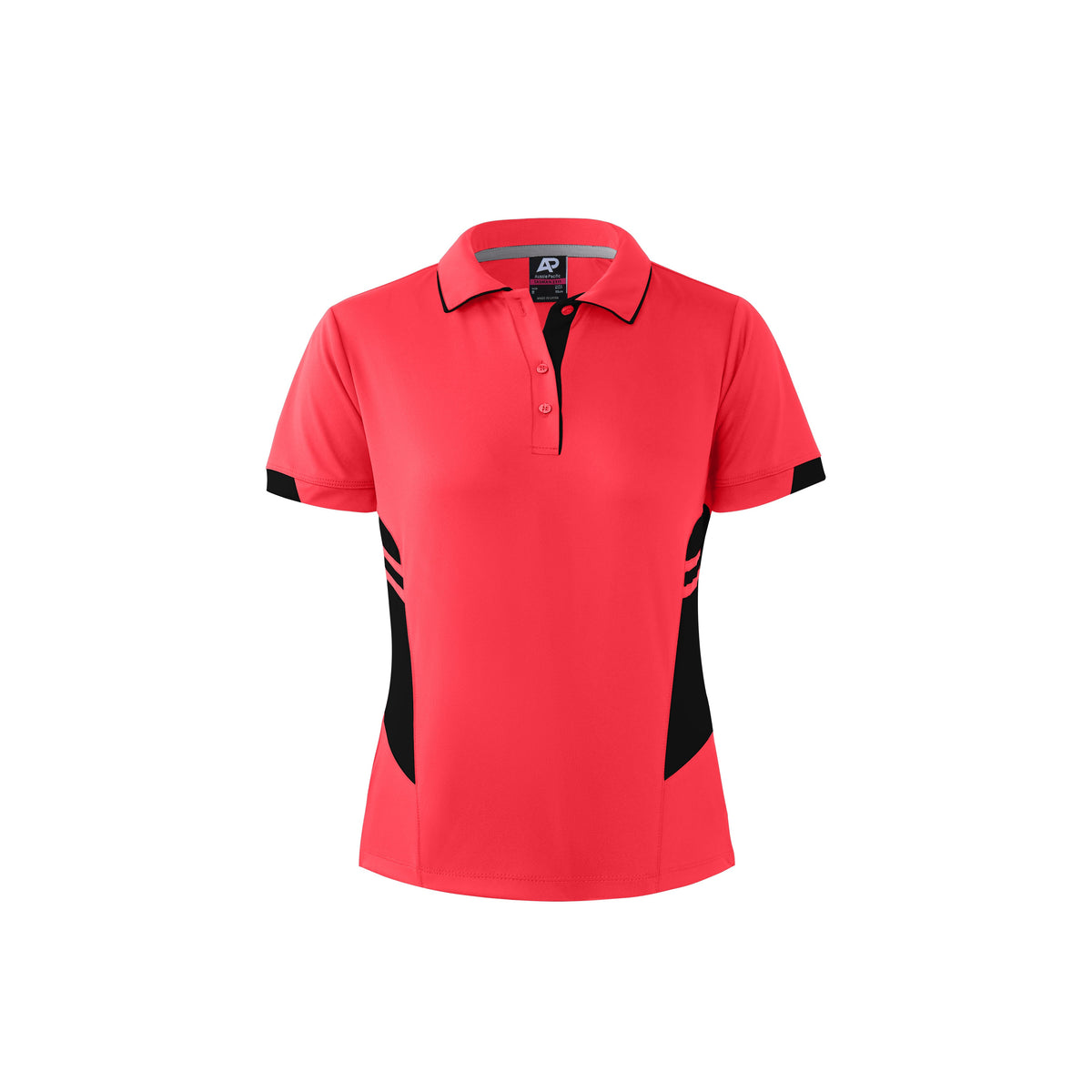 NEON PINK/BLACK - Tasman Lady Polos
