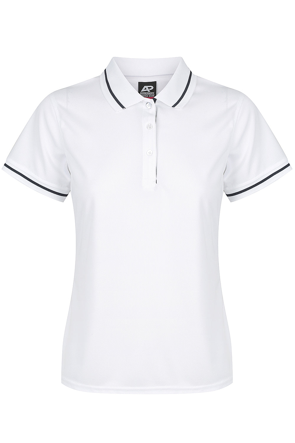 WHITE/NAVY - Cottesloe Lady Polos