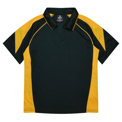 BLACK/GOLD - Premier Lady Polos