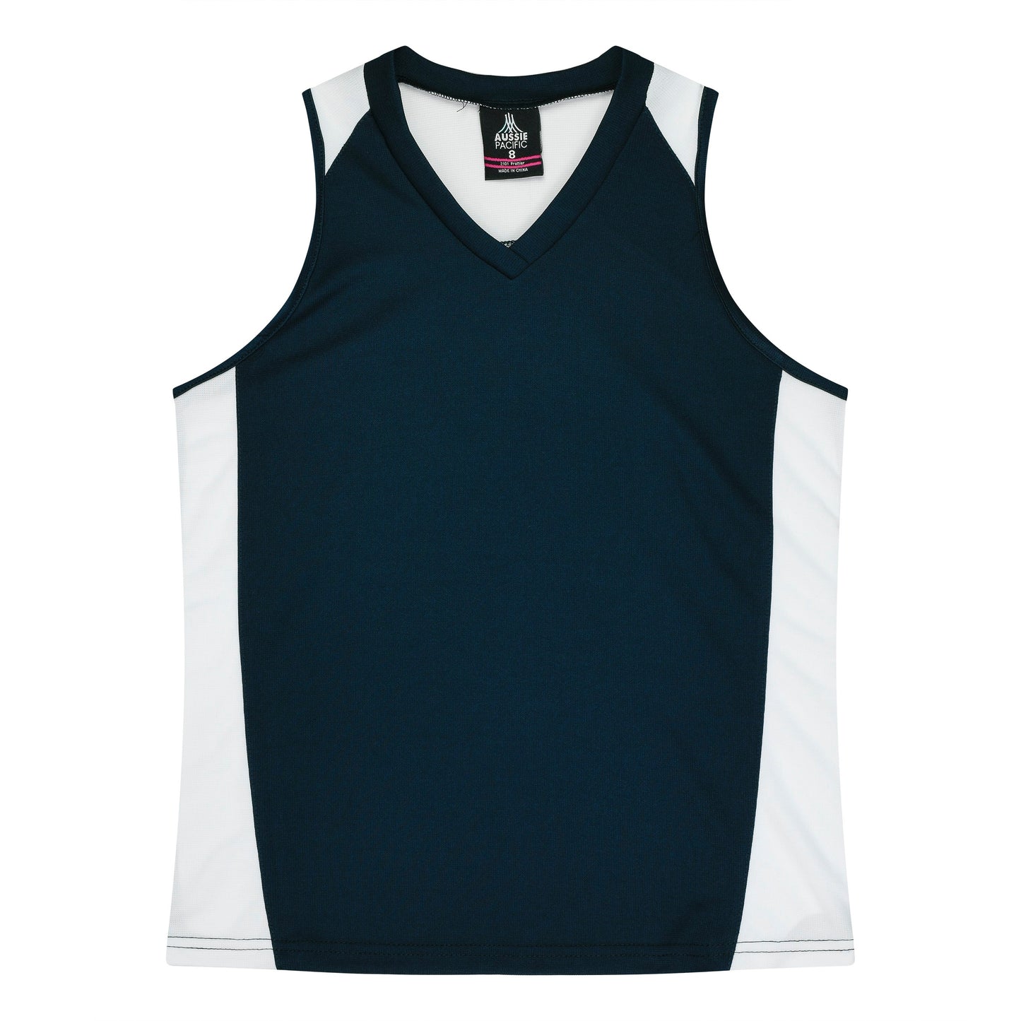 NAVY/WHITE - Premier Lady Singlets
