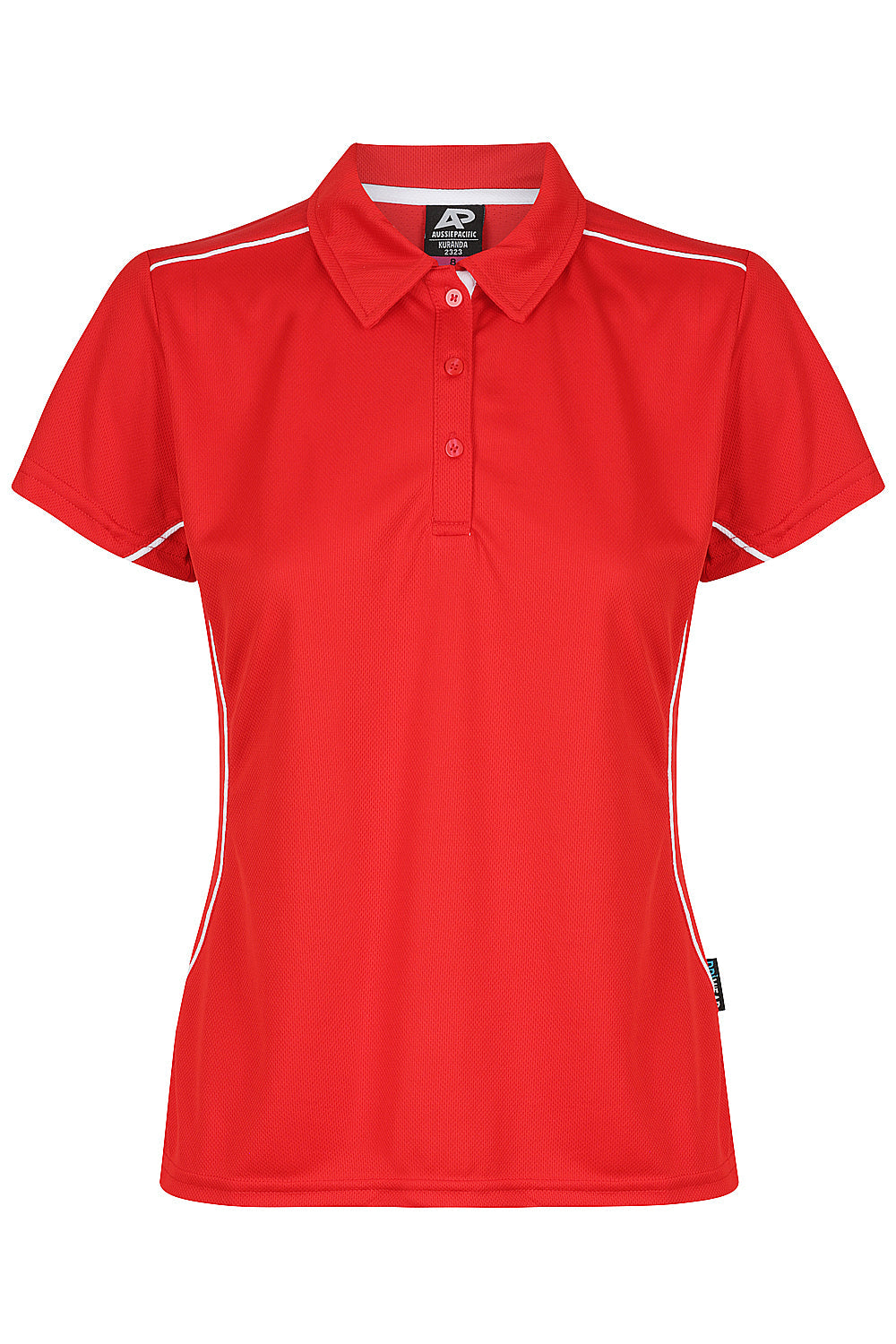 RED/WHITE - Kuranda Lady Polos