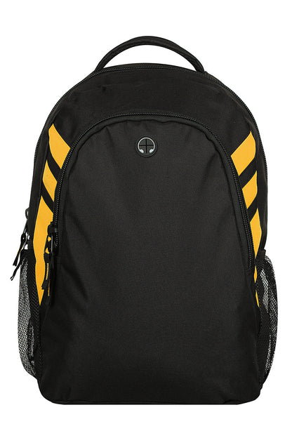 BLACK/GOLD - Tasman Backpack