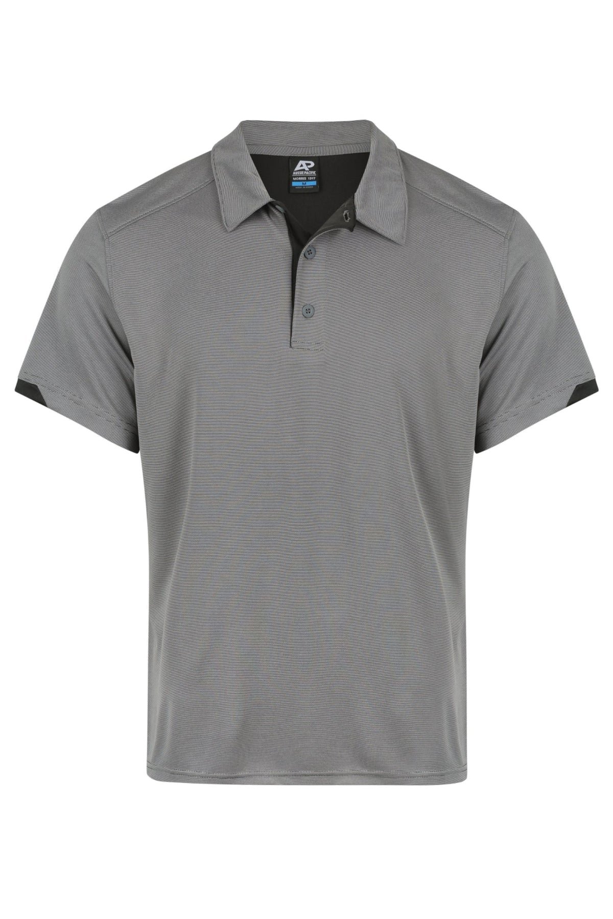 SLATE/BLACK - Morris Mens Polos