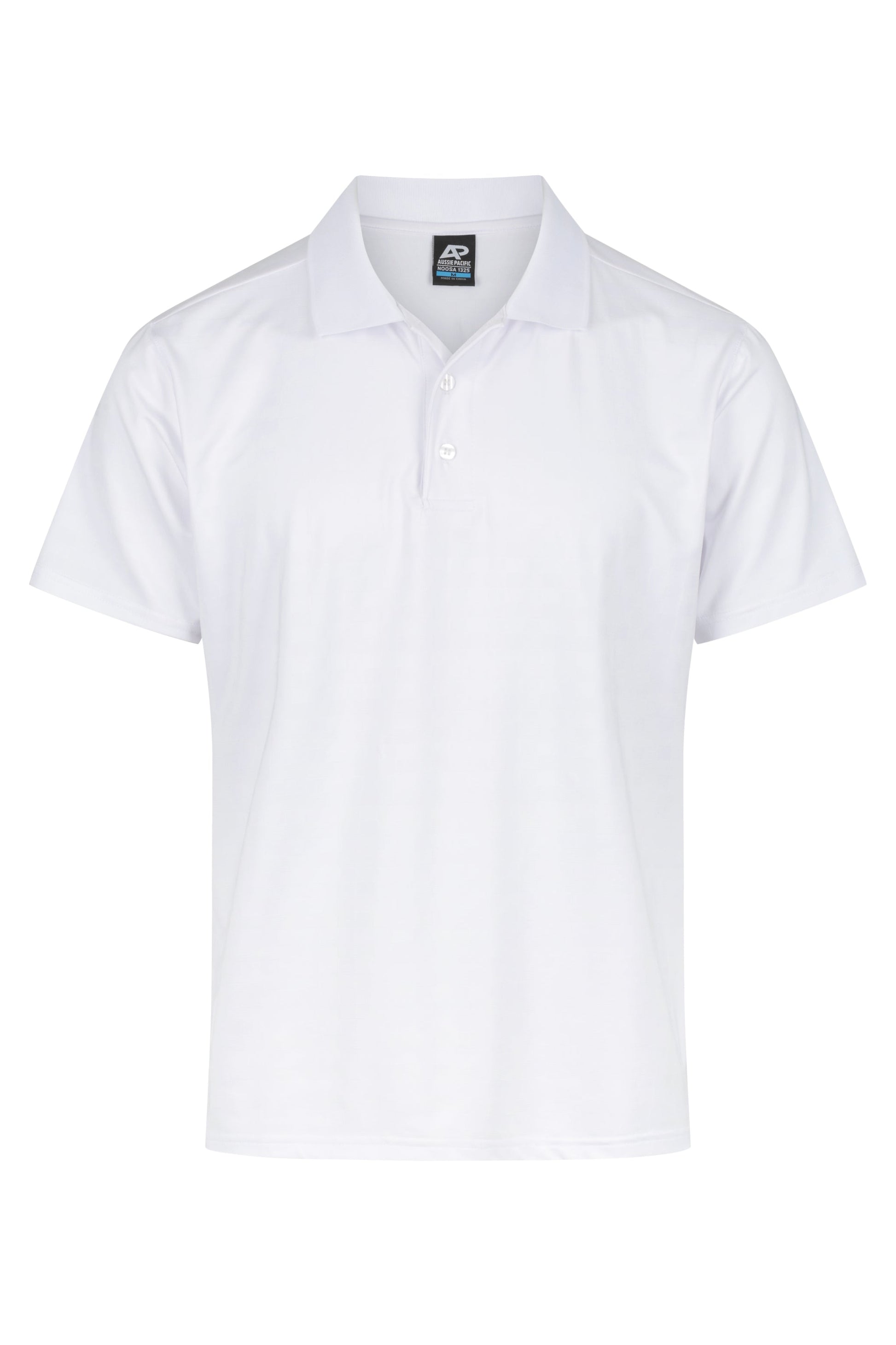 White - Noosa Mens Polos