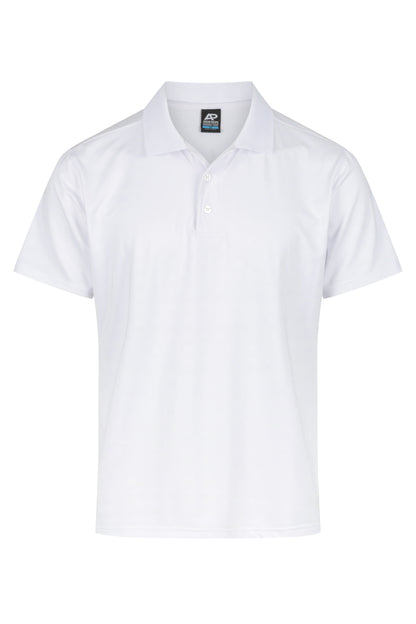 White - Noosa Mens Polos