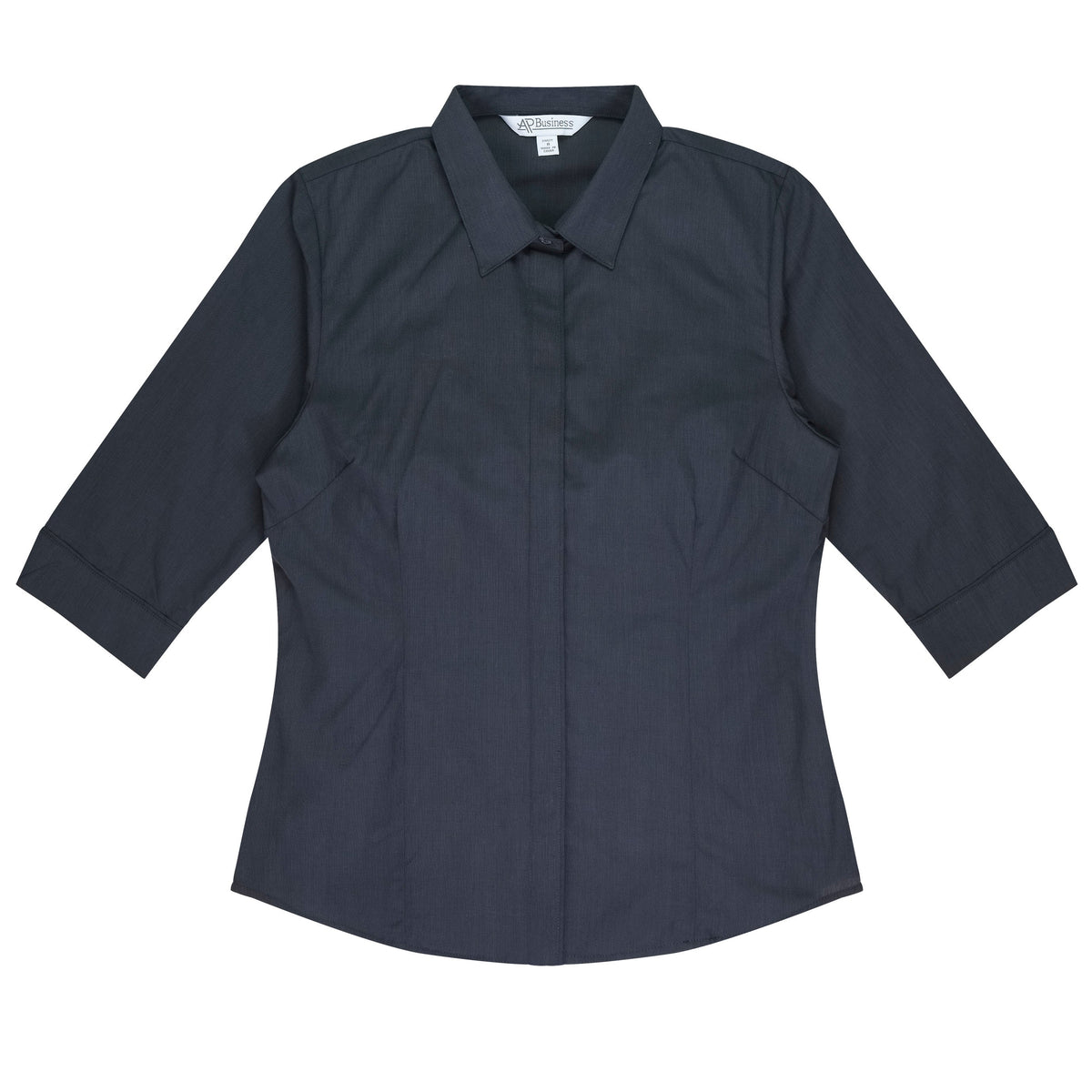 SHADOW GREY - Grange Lady Shirt 3/4 Sleeve