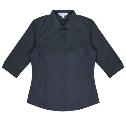SHADOW GREY - Grange Lady Shirt 3/4 Sleeve