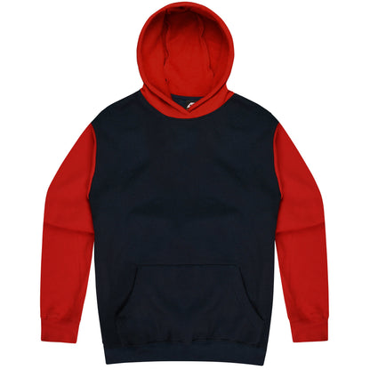 NAVY/RED - Monash Mens Hoodies
