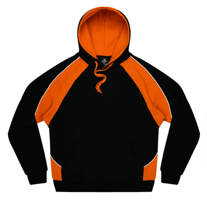 BLACK/ELECTRIC ORANGE/WHITE - Huxley Mens Hoodies