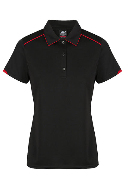 BLACK/RED - Currumbin Lady Polos