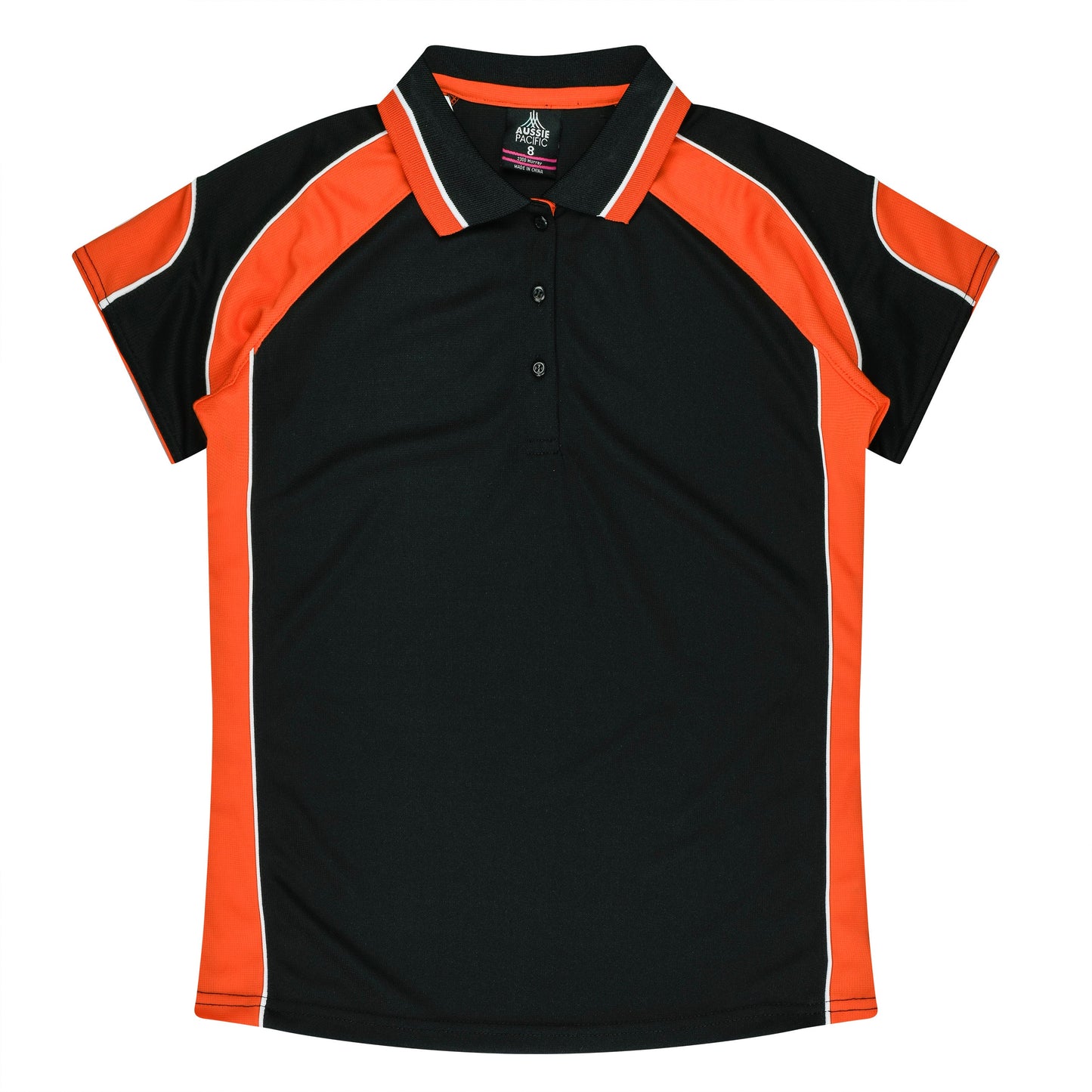 BLACK/ORANGE - Murray Lady Polos