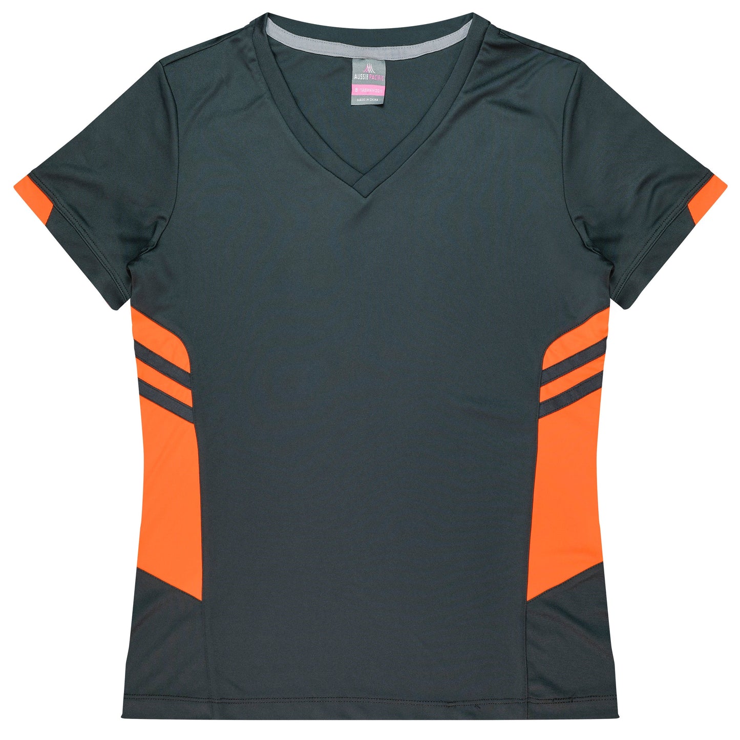 SLATE/NEON ORANGE - Tasman Lady Tees