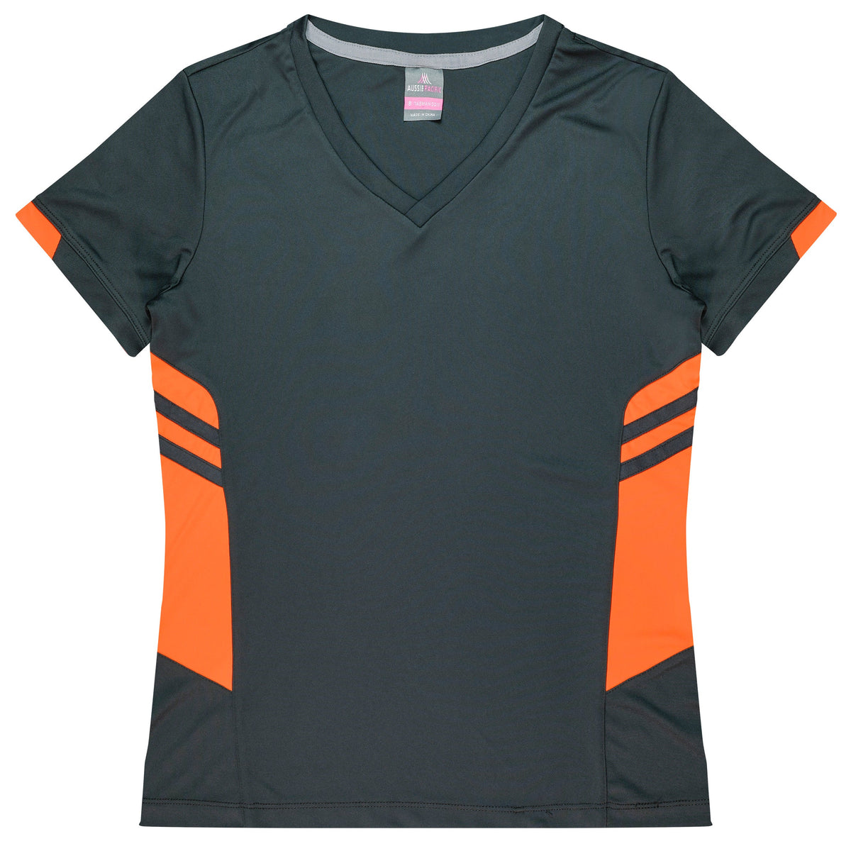 SLATE/NEON ORANGE - Tasman Lady Tees