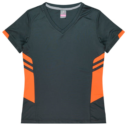 SLATE/NEON ORANGE - Tasman Lady Tees