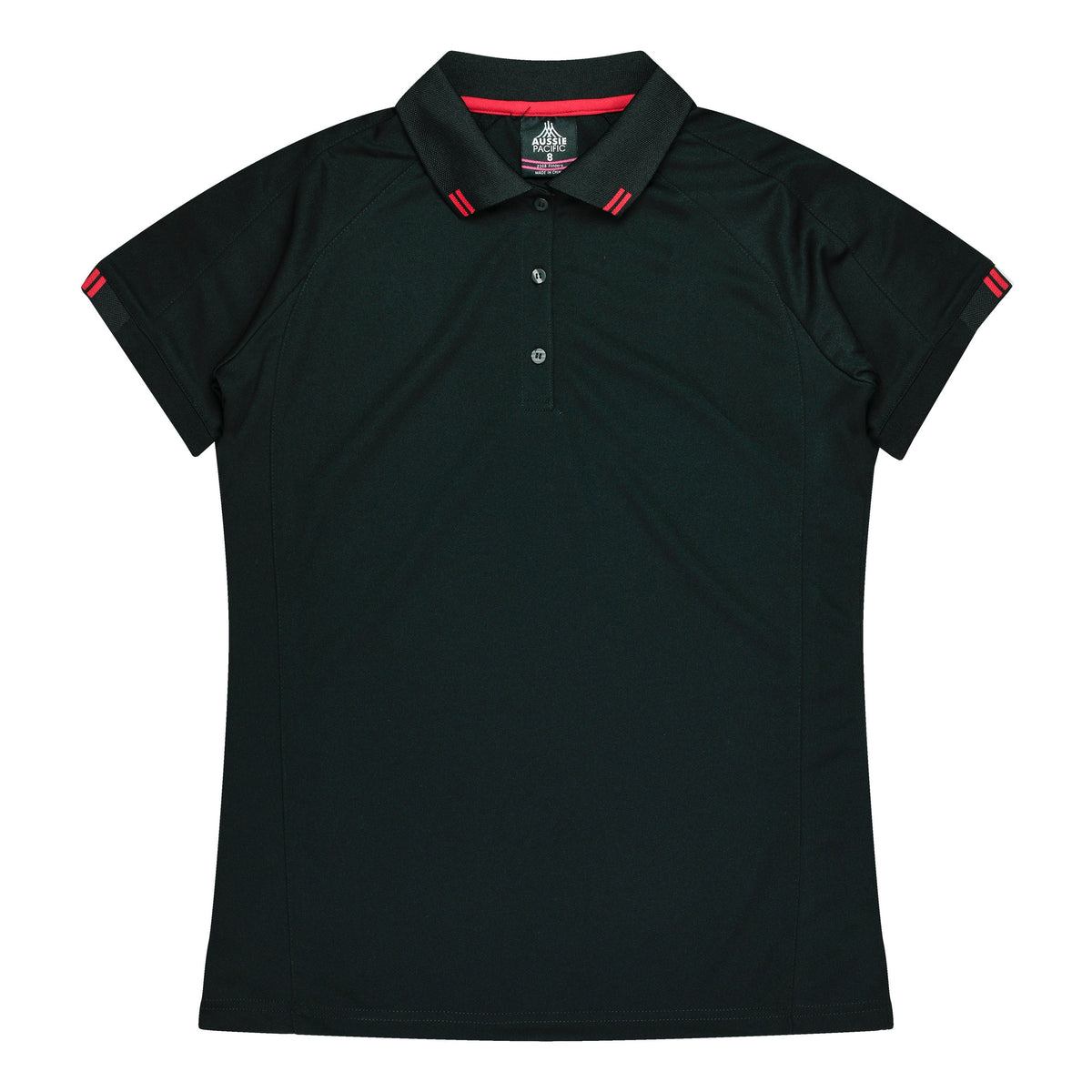 BLACK/RED - Flinders Lady Polos