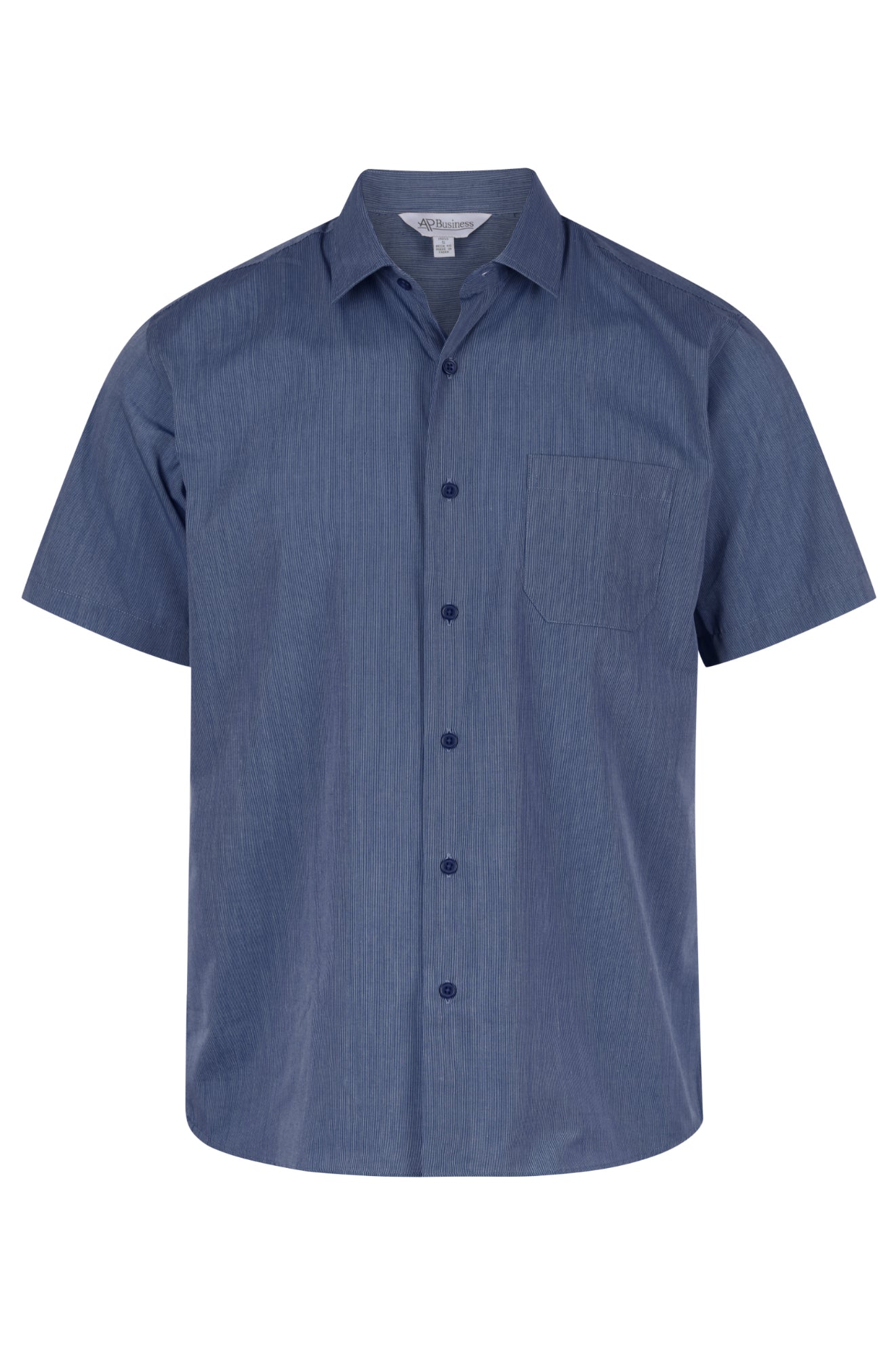 NAVY - Belair Mens Shirt Short Sleeve