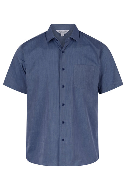 NAVY - Belair Mens Shirt Short Sleeve