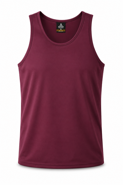 MAROON - Botany Mens Singlets