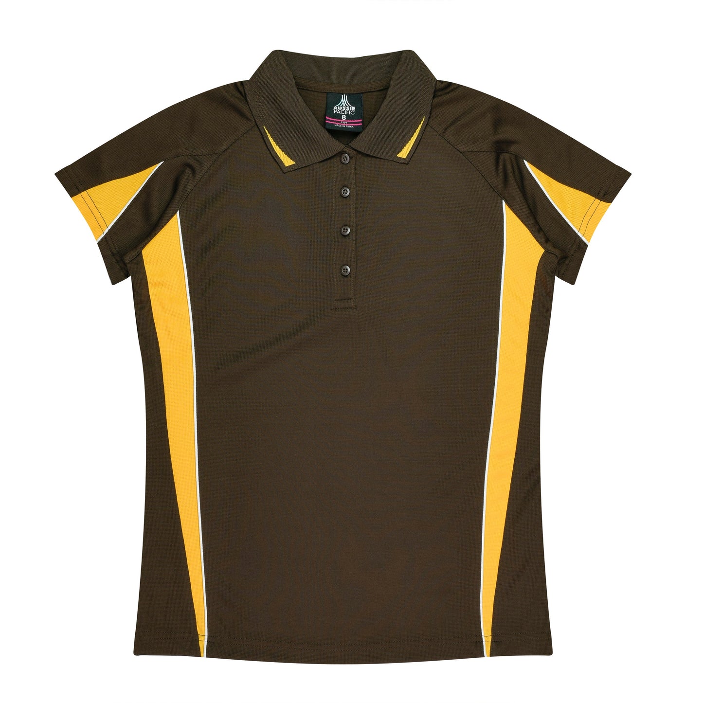 CHOCOLATE/GOLD - Eureka Lady Polos