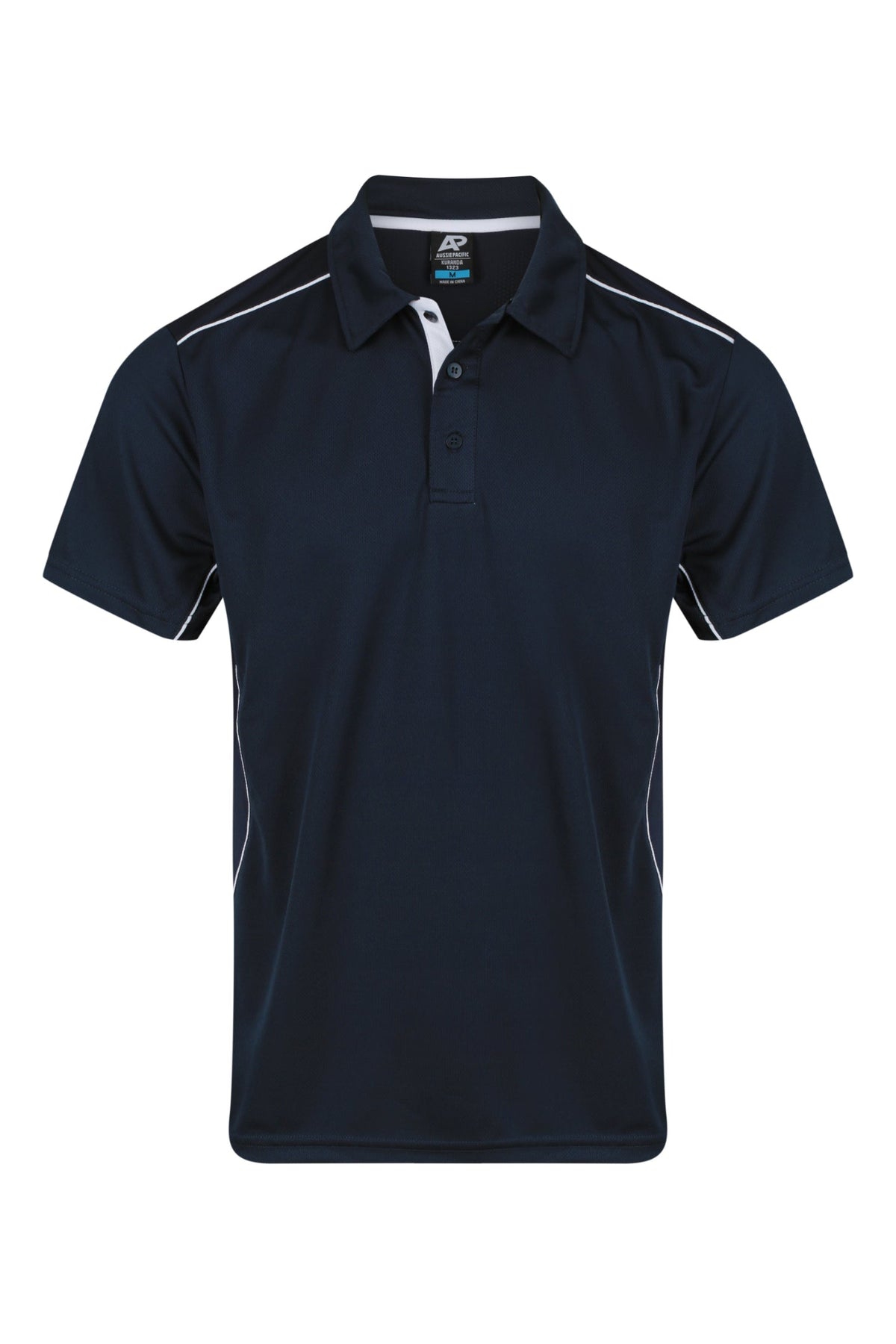 NAVY/WHITE - Kuranda Mens Polos