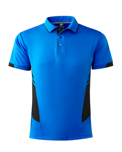 CYAN/BLACK - Tasman Mens Polos