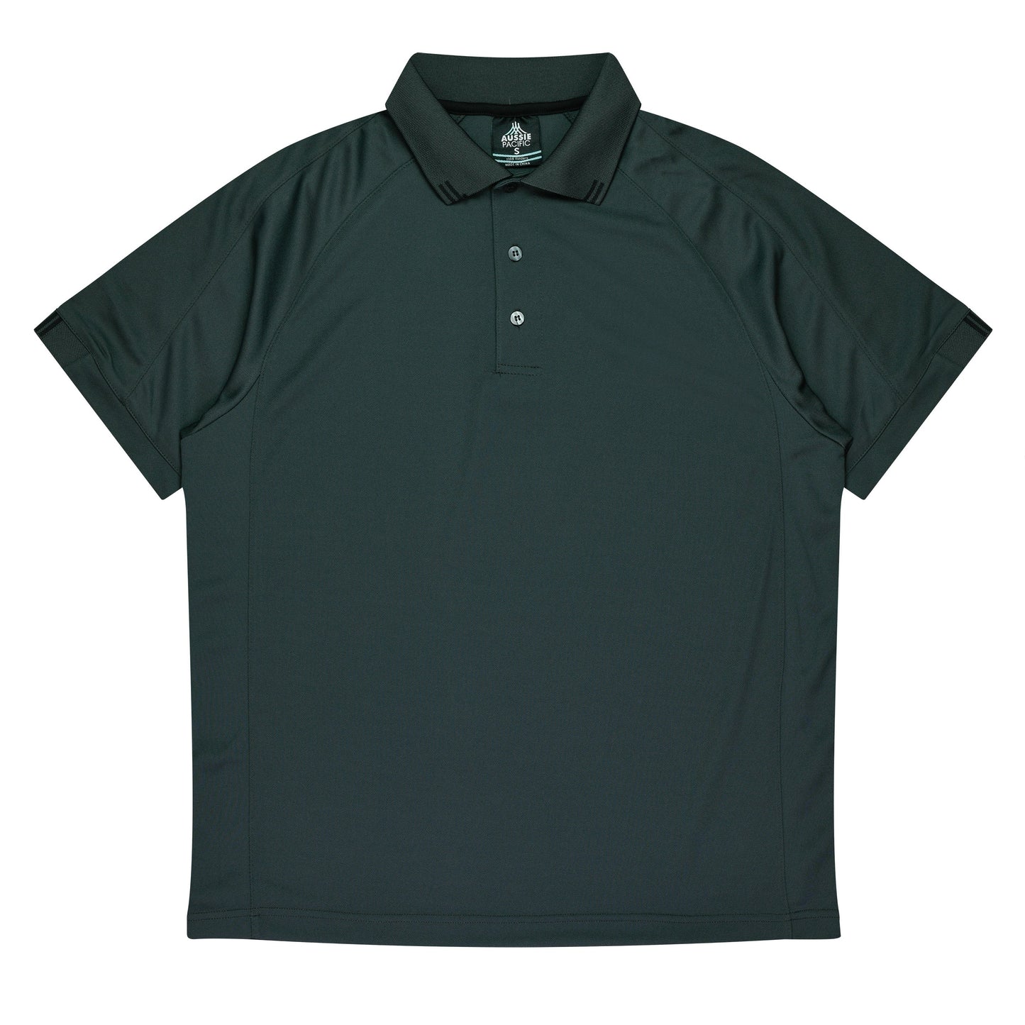 SLATE/BLACK - Flinders Mens Polos
