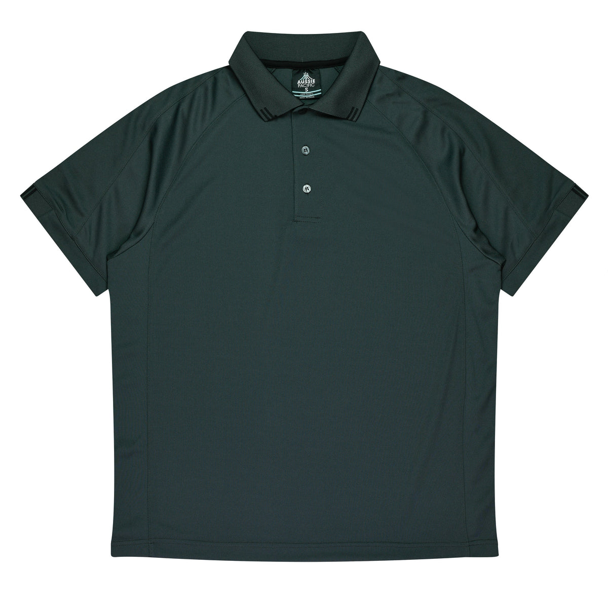 SLATE/BLACK - Flinders Mens Polos