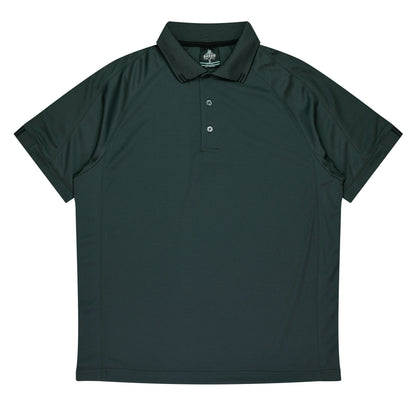 SLATE/BLACK - Flinders Mens Polos
