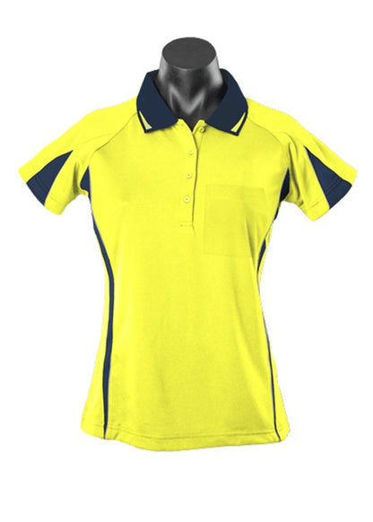 YELLOW/NAVY - Eureka Lady Polos