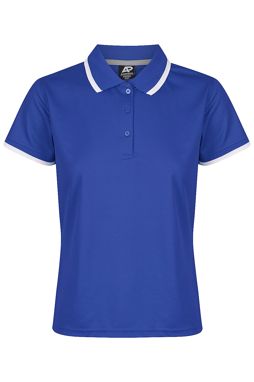 ROYAL/WHITE - Portsea Lady Polos