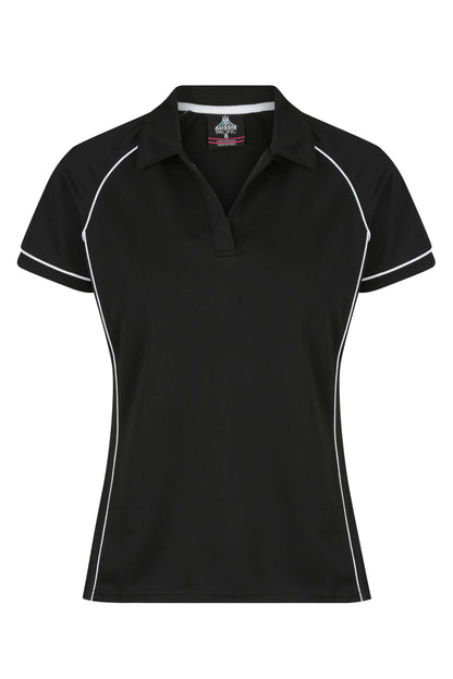 BLACK/WHITE - Endeavour Lady Polos