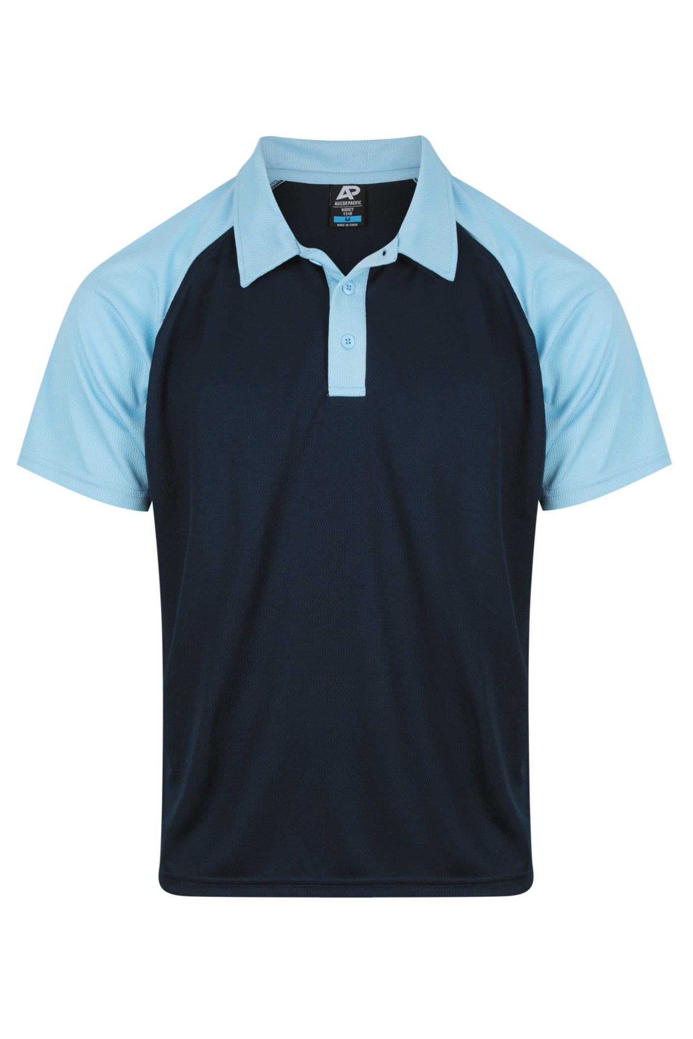 NAVY/SKY - Manly Mens Polos