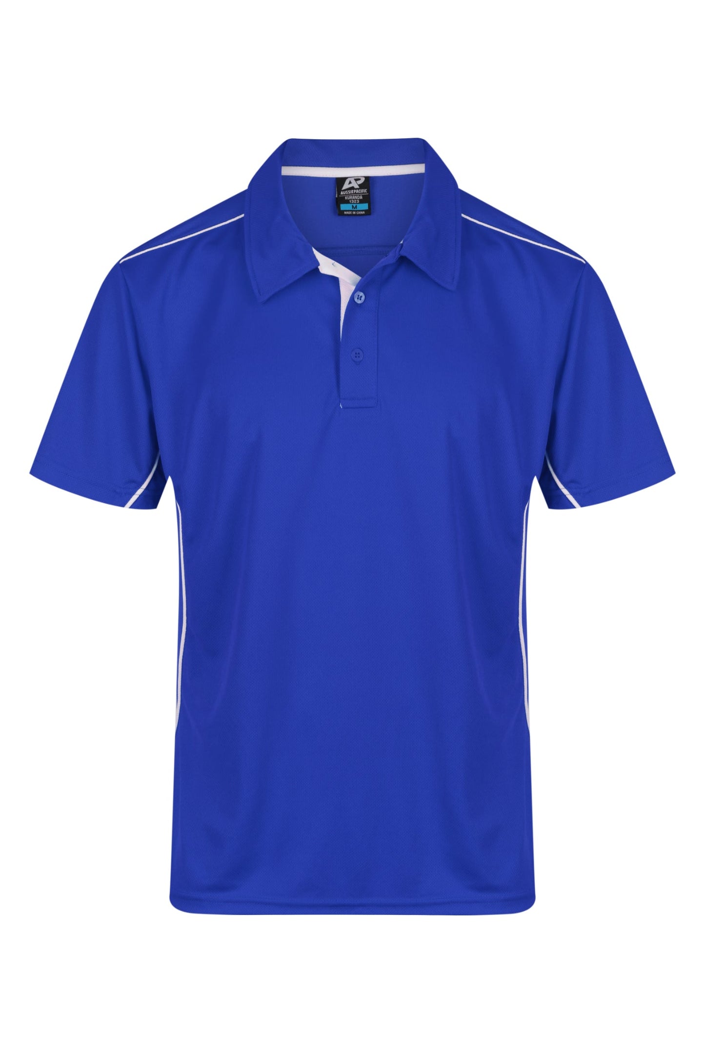 ROYAL/WHITE - Kuranda Mens Polos