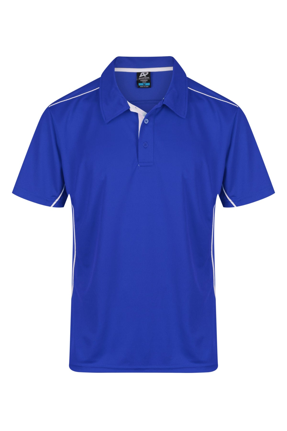 ROYAL/WHITE - Kuranda Mens Polos