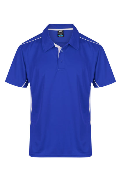 ROYAL/WHITE - Kuranda Mens Polos