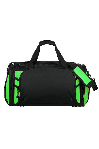 BLACK/NEON GREEN - Tasman Sportsbag