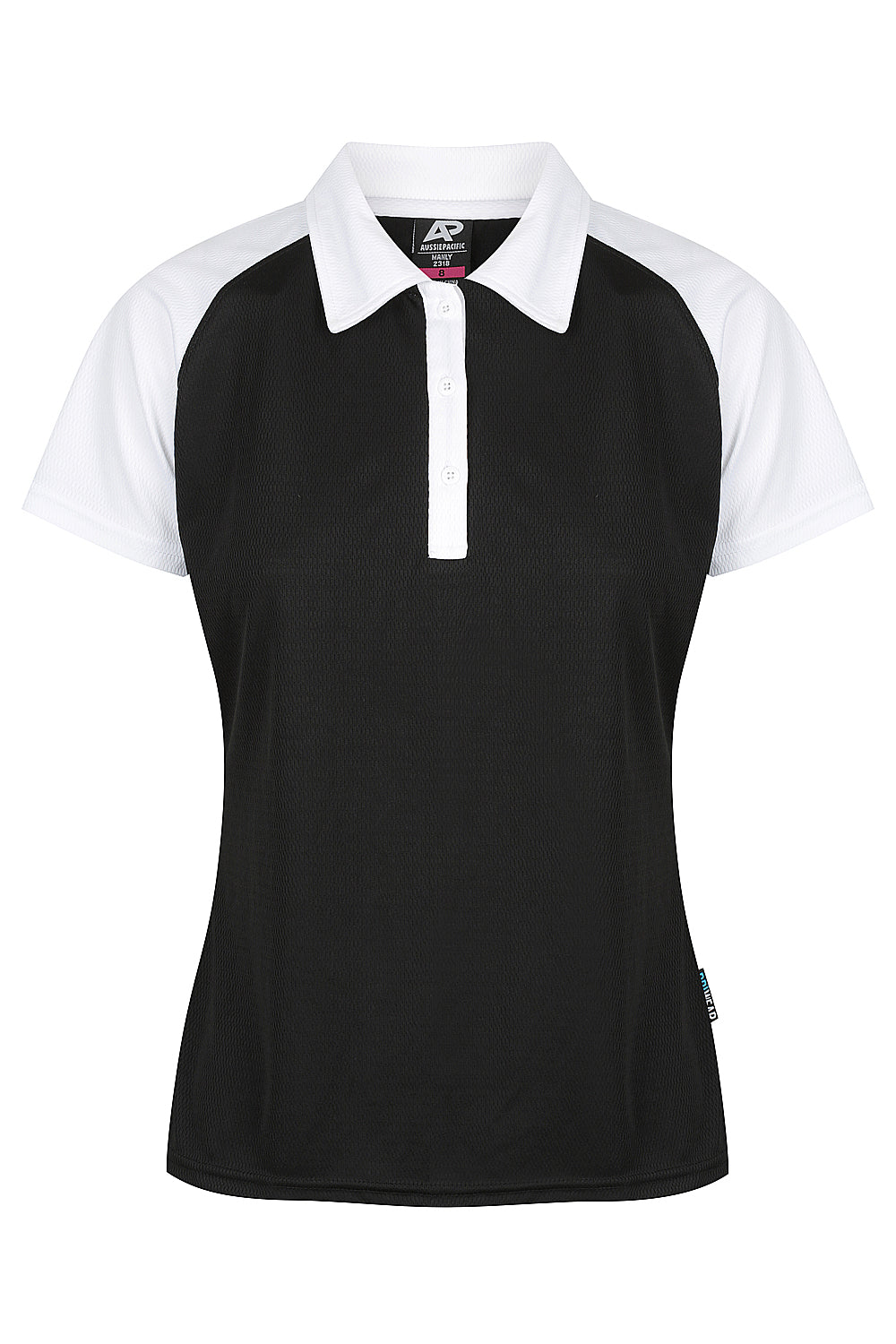 BLACK/WHITE - Manly Lady Polos