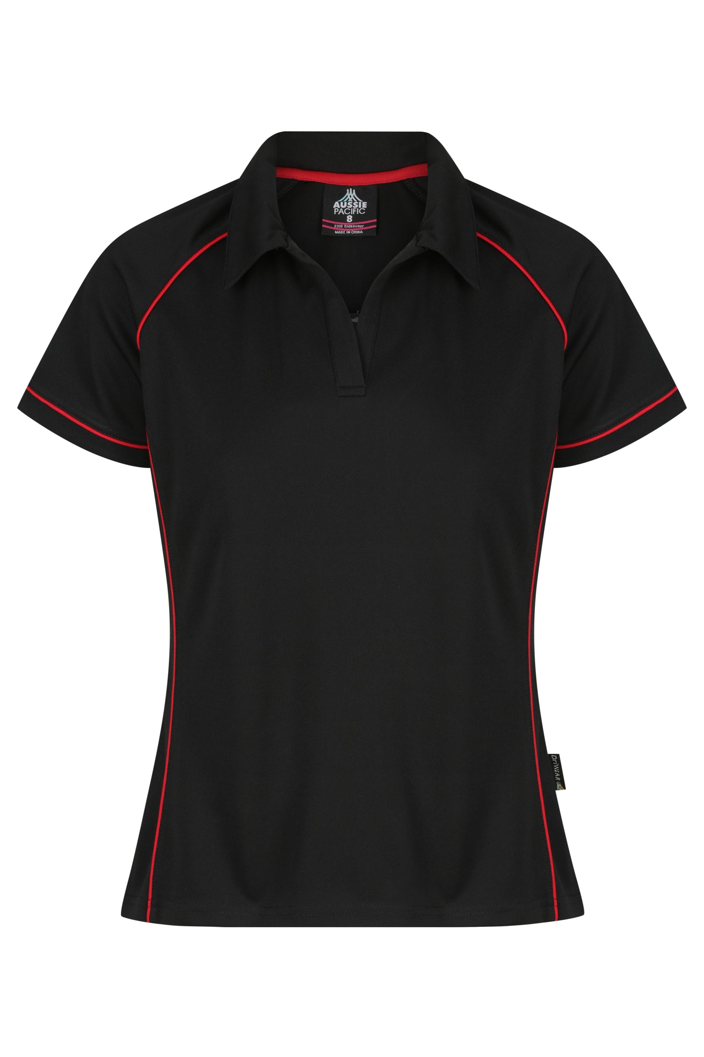 BLACK/RED - Endeavour Lady Polos
