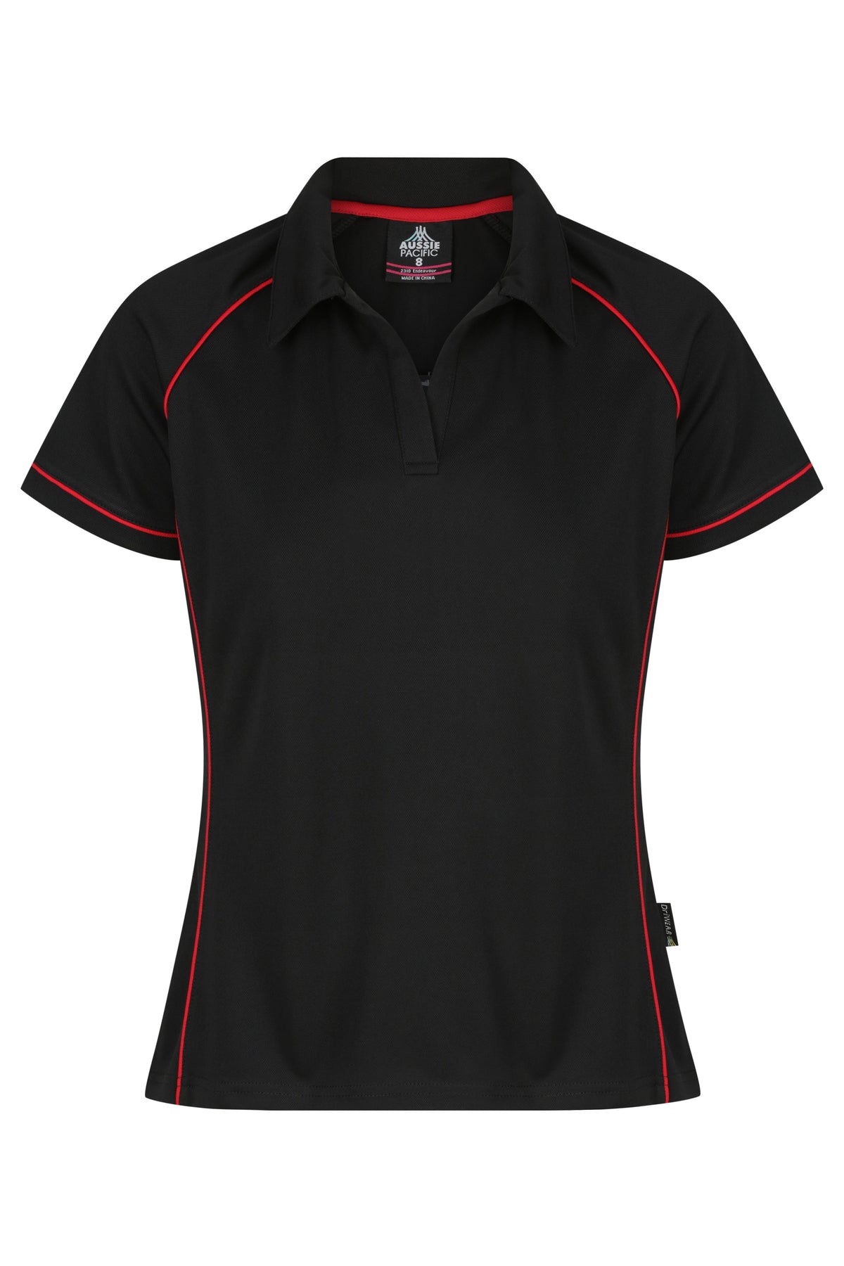 BLACK/RED - Endeavour Lady Polos