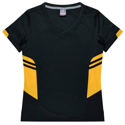 BLACK/GOLD - Tasman Lady Tees