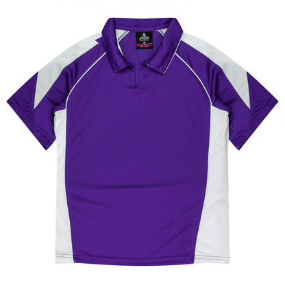 PURPLE/WHITE - Premier Lady Polos