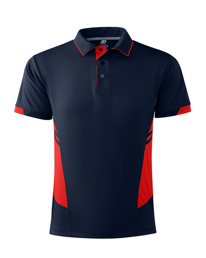 NAVY/RED - Tasman Mens Polos