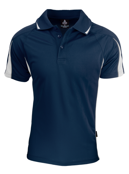 NAVY/WHITE - Eureka Mens Polos