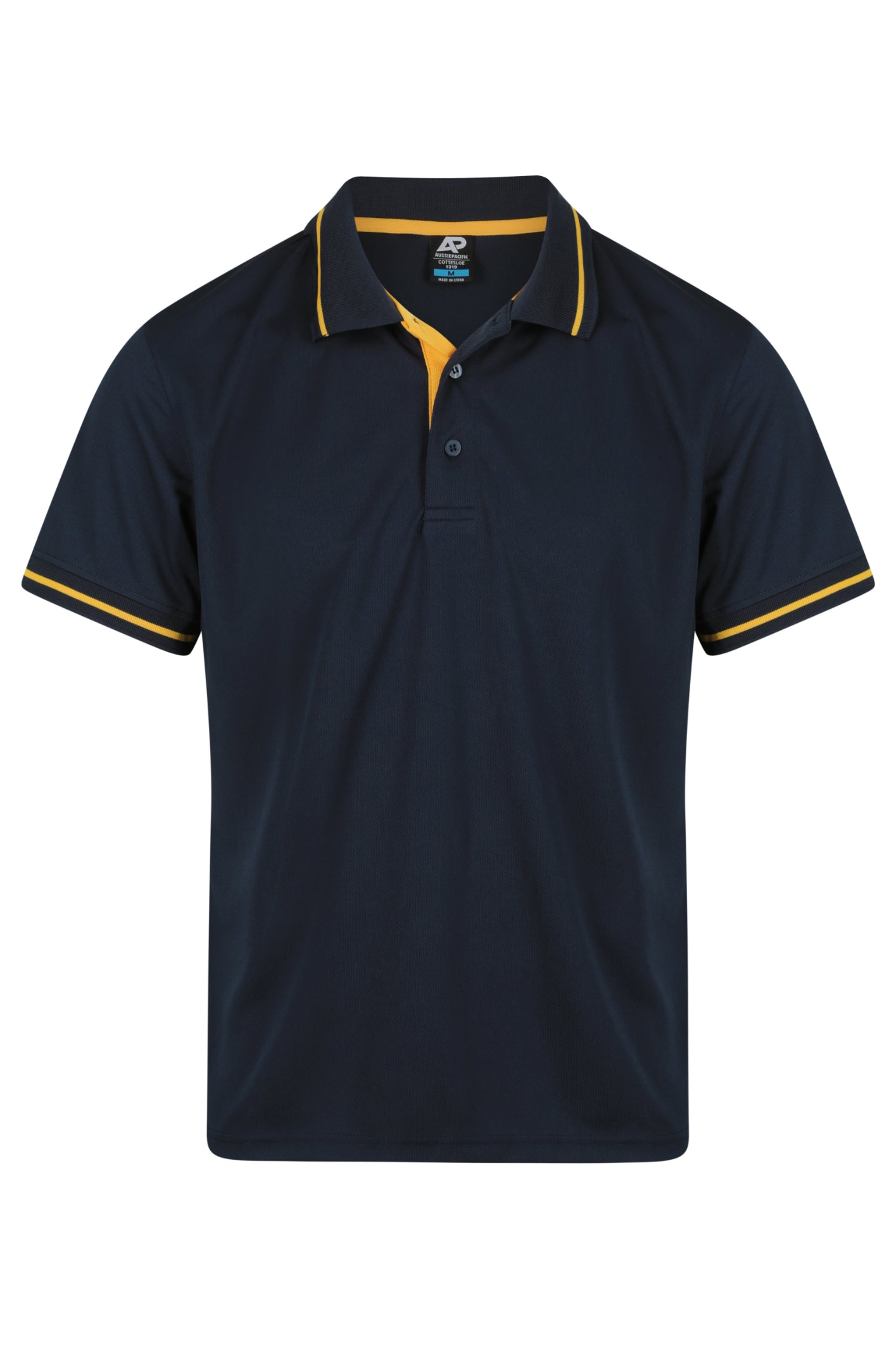 NAVY/GOLD - Cottesloe Mens Polos