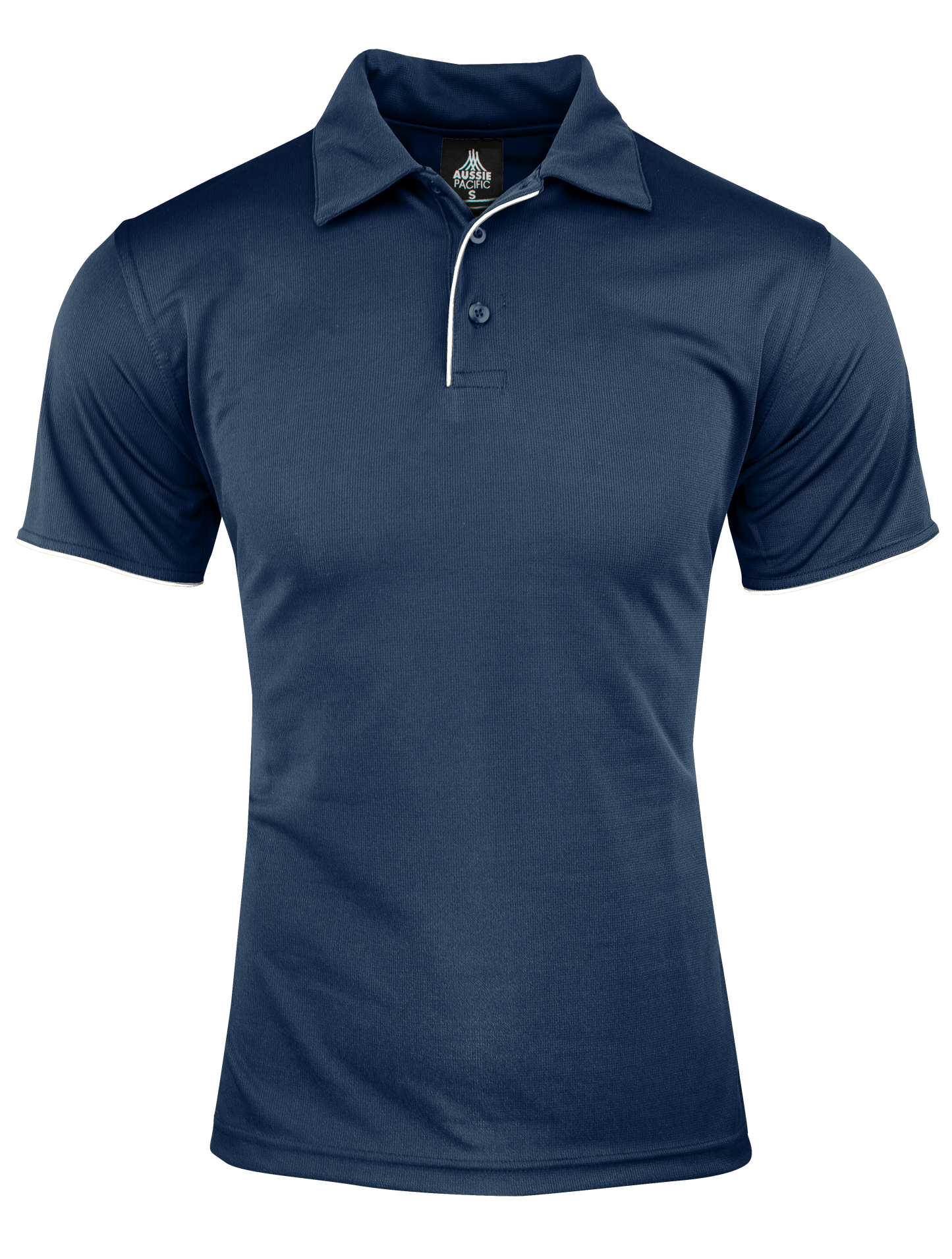 NAVY/WHITE - Yarra Mens Polos