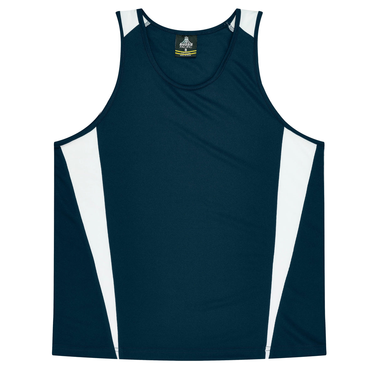 NAVY/WHITE - Eureka Kids Singlets