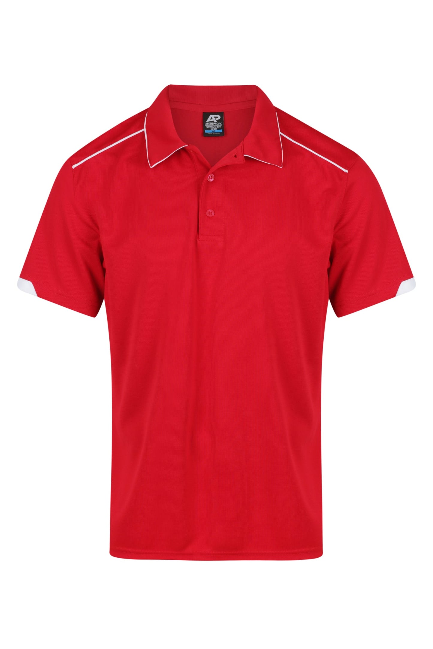 RED/WHITE - Currumbin Mens Polos