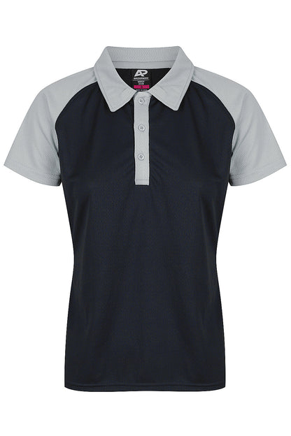 NAVY/SILVER - Manly Lady Polos