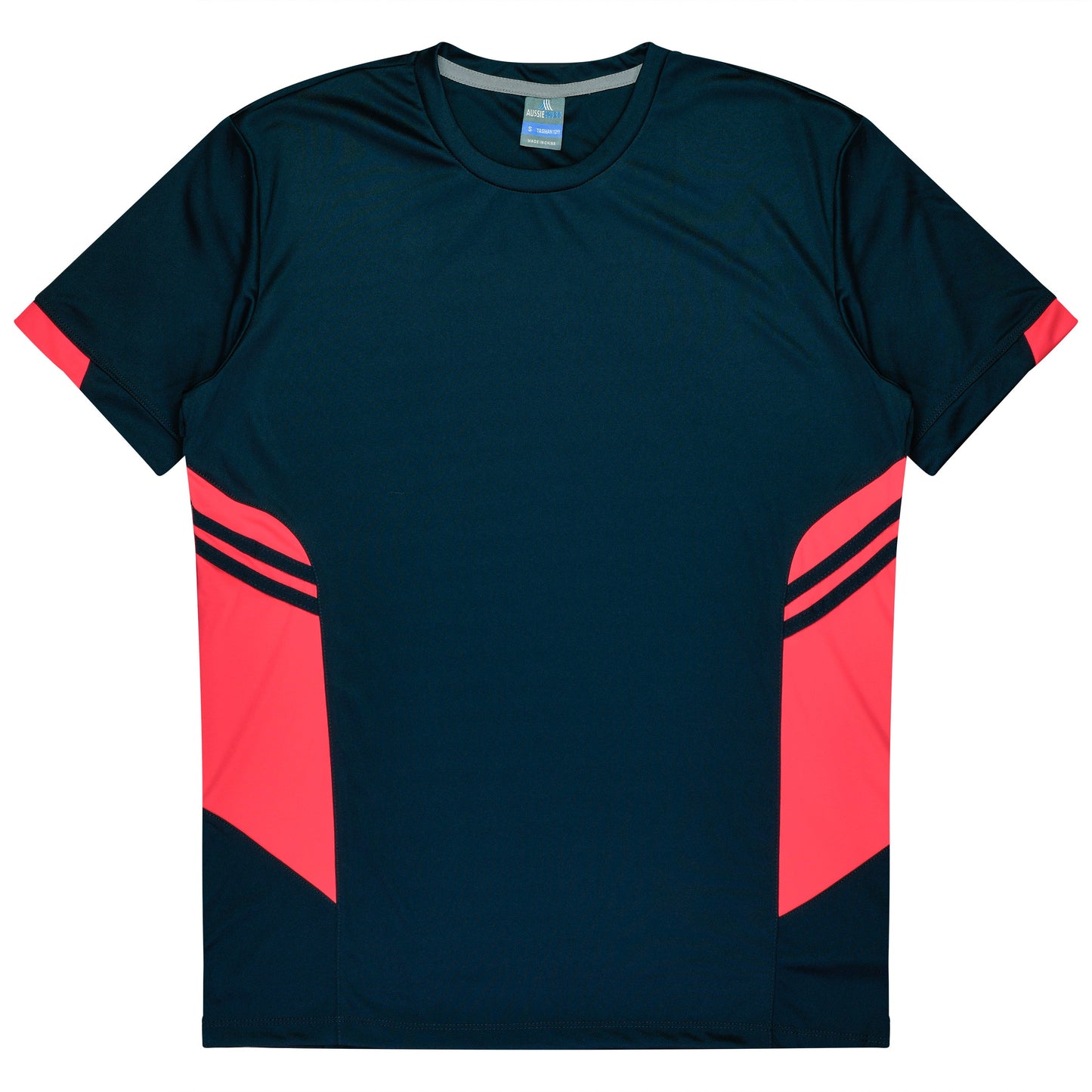 NAVY/NEON PINK - Tasman Mens Tees